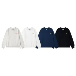 Luxuriöser Carhartt Hoodie aus schwarzer Baumwolle im klassischen Stil