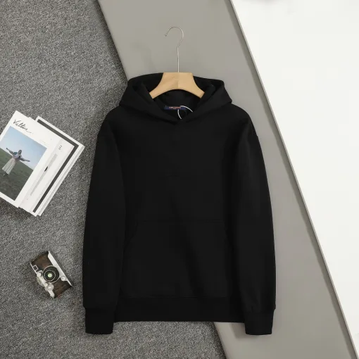 Luxus Louis Vuitton Sweatshirts Weiße Baumwolle Bestickt Luxus