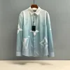 Luxuriöse Louis Vuitton Hemden im Blue Print Style