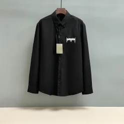 Hochwertiges Balenciaga-Hemd mit Luxus-Stickerei