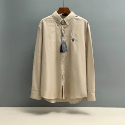 Premium Qualität Ralph Lauren Hemd Leinen Bestickt Luxus