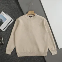 Luxus Louis Vuitton Pullover Baumwolle Jacquard Luxus