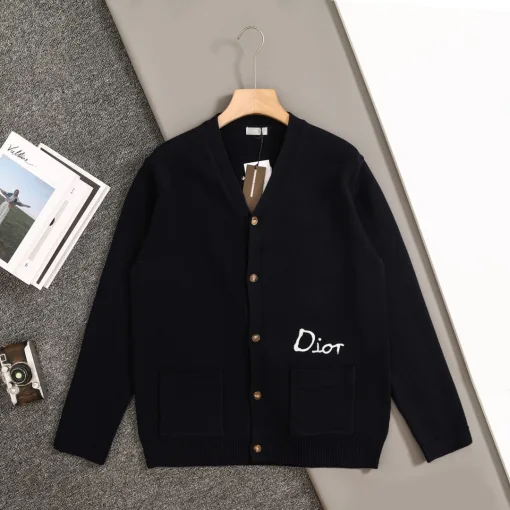 Bestseller Dior Pullover aus weißer Wolle im Monogramm-Stil