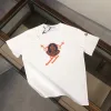 Moncler Kurzärmeliges Baumwoll-Print-Modell in Premiumqualität in Schwarz