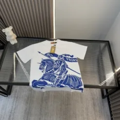 Luxus Burberry Kurzarm Logo Luxus