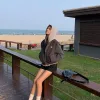 Hochwertige Lululemon Mäntel Grau Klassisch Luxus